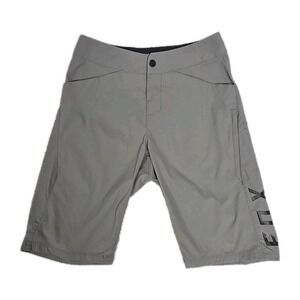 Fox Ranger Bicycle Shorts 12" Cycling Bike Outdoor Pockets Gray Men's Size 28